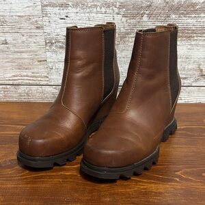 Sorel Joan Rhapsody Chelsea Wedge Boots